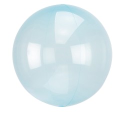 Kula transparentna błękitna / 56 cm