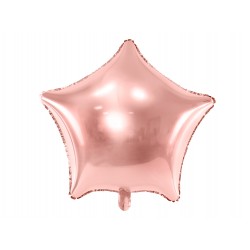 Balon Rose Gold Gwiazda / 50 cm