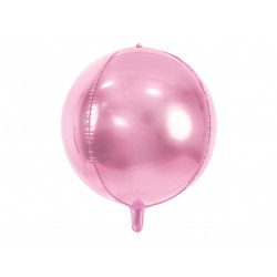 Balon Różowy Kula 3D / 43 cm
