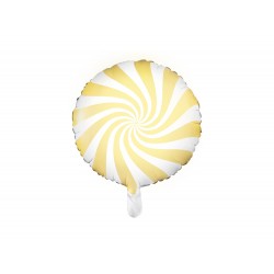 Balon Żółty Cukierek / 45 cm