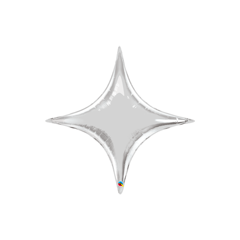 Balon Gwiazda Starpoint Srebrna / 101 cm