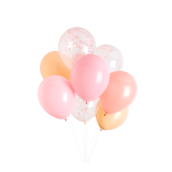 Bukiet balonów Pastelowe Pink Love / 10 szt.