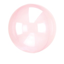 Kula transparentna różowa / 56 cm