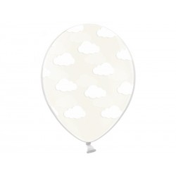 Balon białe chmurki