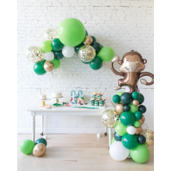 Małpi Gaj - gotowy zestaw dekoracji balonowych / kolumna: 1