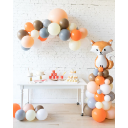 Rudy Lisek - gotowy zestaw dekoracji balonowych / kolumna: 1