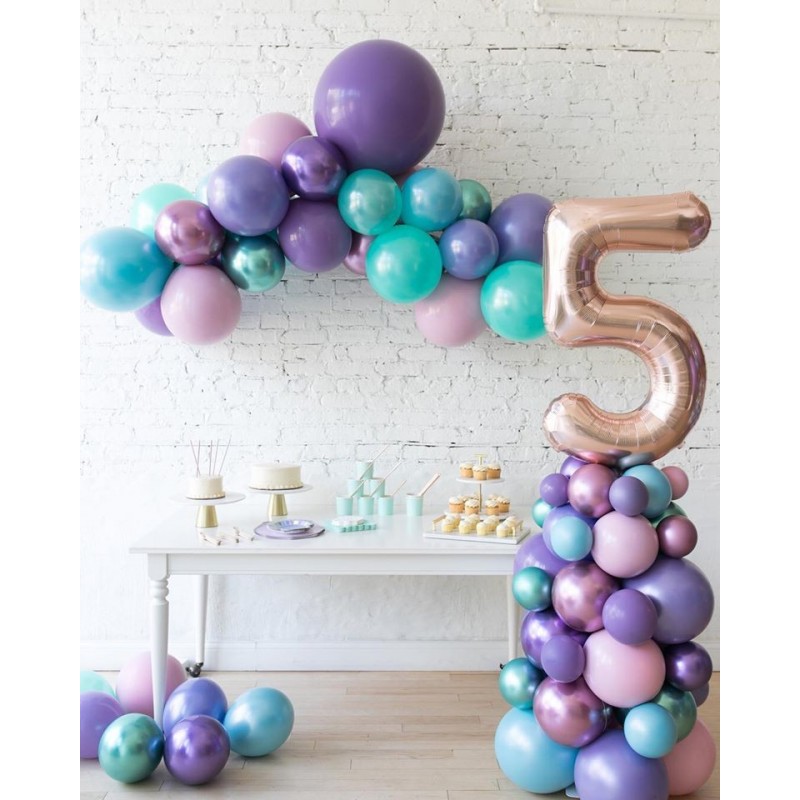 Urodziny - gotowy zestaw dekoracji balonowych / kolumna: 1