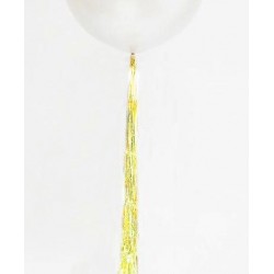 Dekoracyjny długi ogon do balonów, złoty